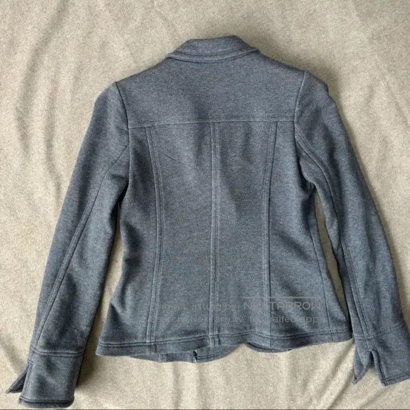 Burberry Burberry Gray Cotton Women's Jacket. Size M / US 6-8 / IT 42-44 - 6 Thumbnail