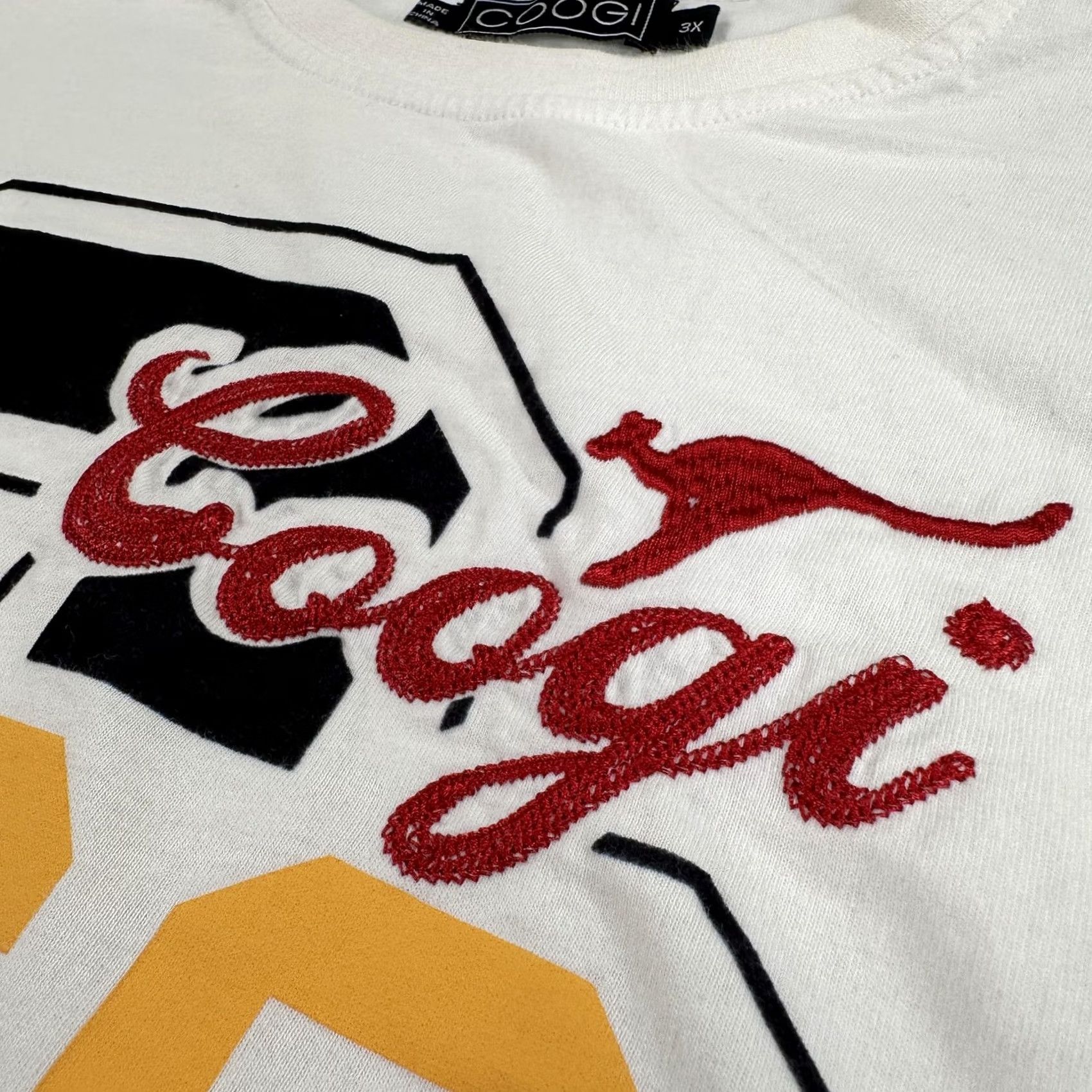 Coogi COOGI Shirt Mens 3XL White Graphic Tee Logo Streetwear Authentic Australian 69 Crew Neck Short Sleeve Navy? Size US XXL / EU 58 / 5 - 5 Thumbnail