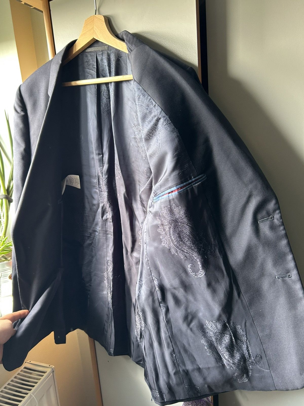 Paul Smith Paul Smith SOHO FIT Blazer 44 Made in Italy Paisley Lining Size 44R - 5 Thumbnail