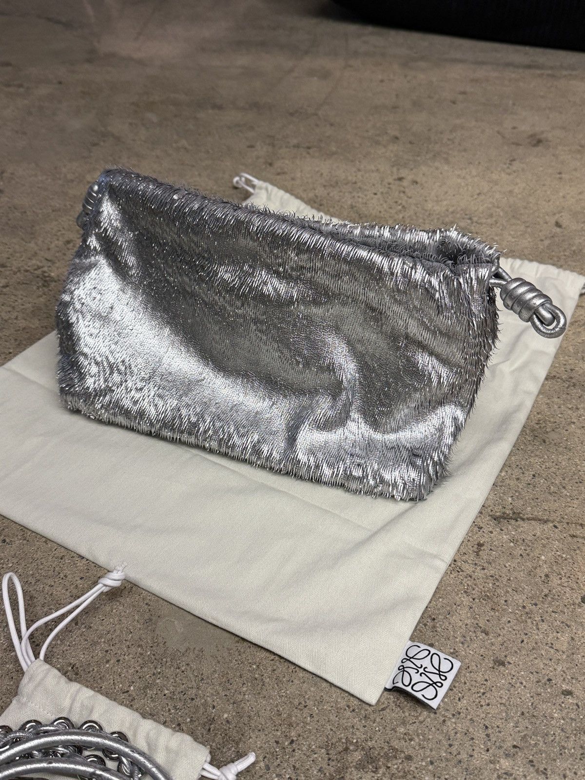 Loewe Loewe Flamenco Purse in Napa Calfskin Size ONE SIZE - 7 Thumbnail