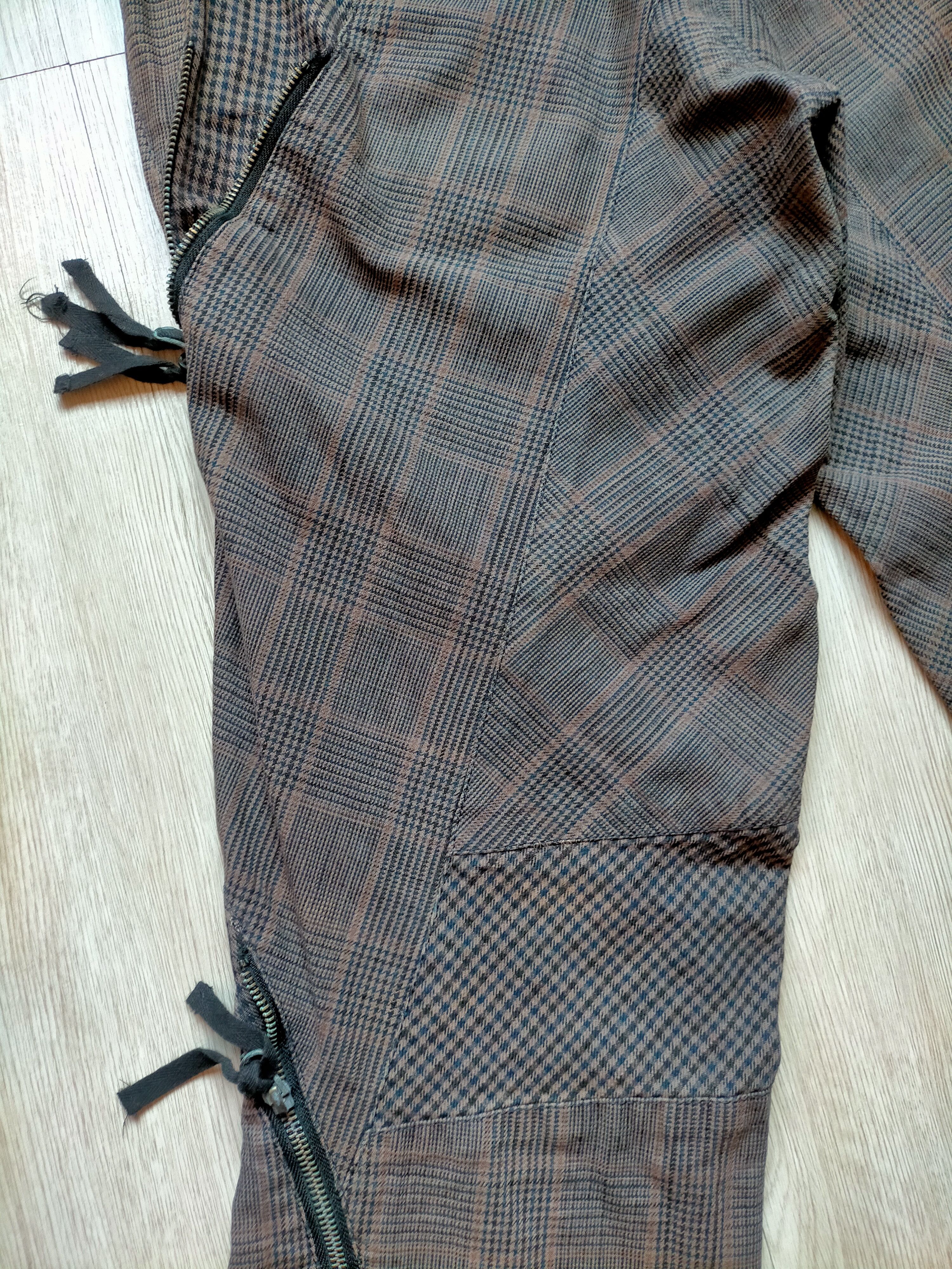 Final Home Final Home Japan Check Patchwork Zipped Trouser Pants Size US 36 / EU 52 - 13 Thumbnail