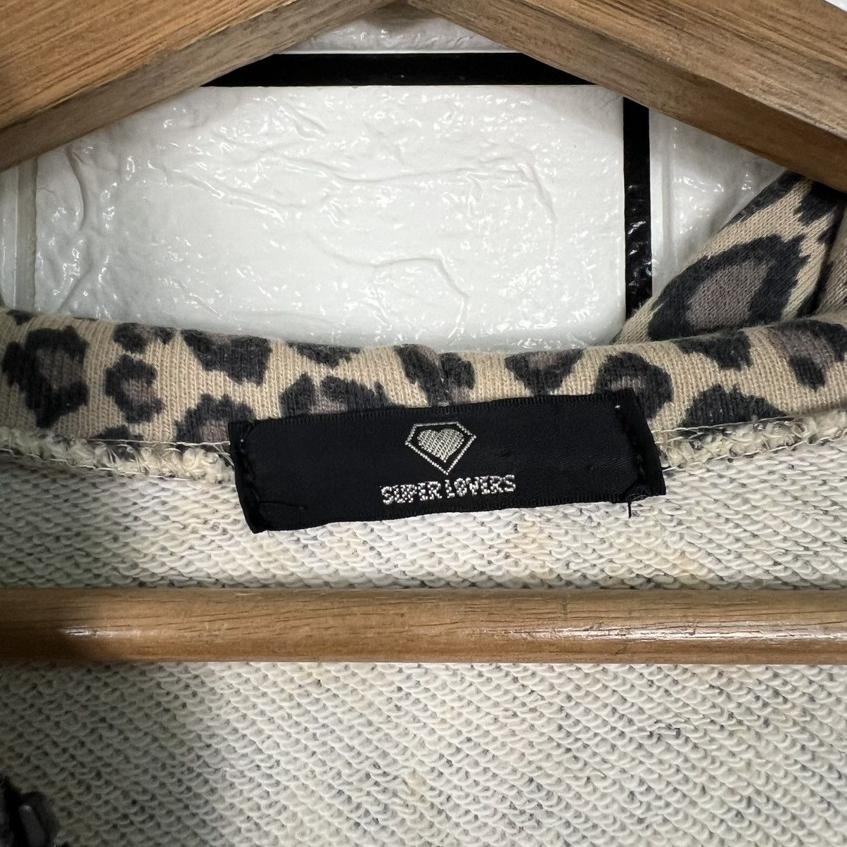 Super Lovers SUPER LOVERS Lovers Rock Cheetah Print Hoodies #4011-C182 Size M / US 6-8 / IT 42-44 - 14 Thumbnail