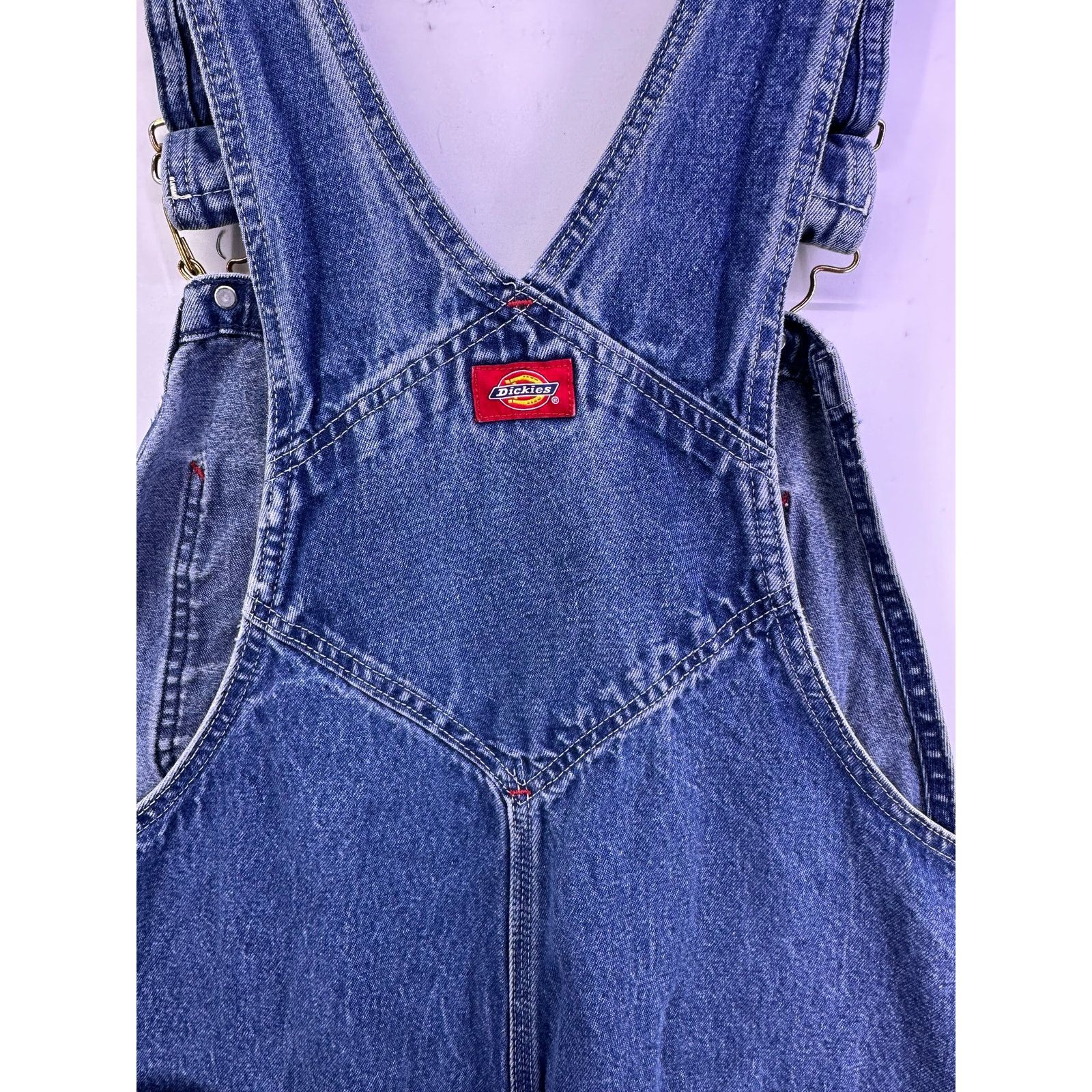 Dickies Dickies Blue Bib Demin Overall No Tag Might Be L/XL Size US 30 / EU 46 - 8 Thumbnail