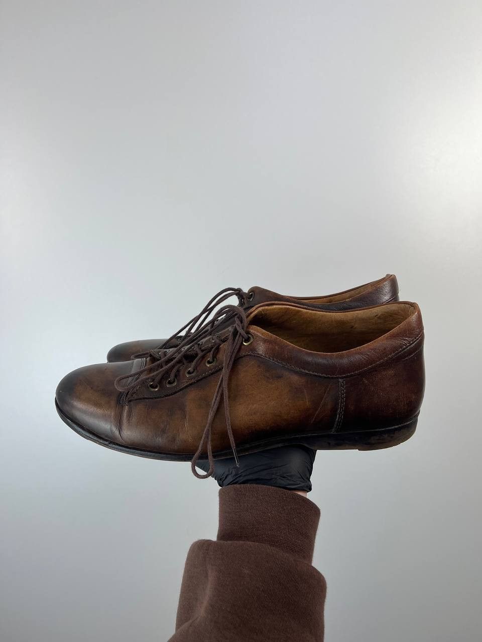 Doucal's Doucal's Leather Oxford Shoes Brown Handmade Size 40 Size US 7 / EU 40 - 5 Thumbnail