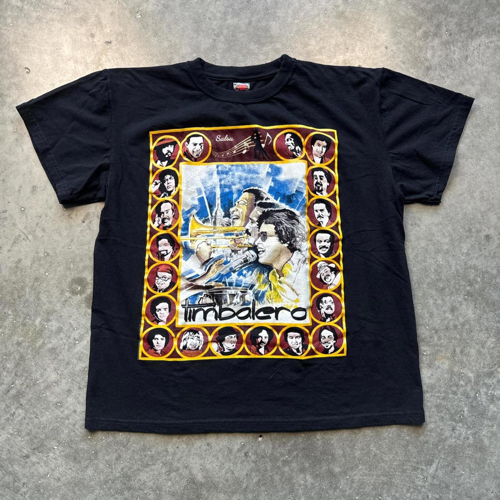 Other Latin Music "Soneros De La Salsa Timbalero" Y2k T-Shirt Size US XL / EU 56 / 4 - 1 Thumbnail