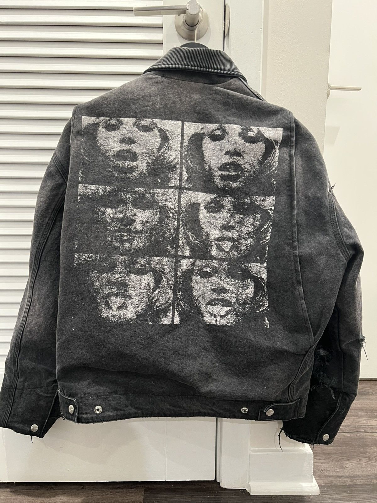 Enfants Riches Deprimes Enfants Riches Deprimes “Faces” Blanket Lined Work Jacket Size US S / EU 44-46 / 1 - 2 Thumbnail