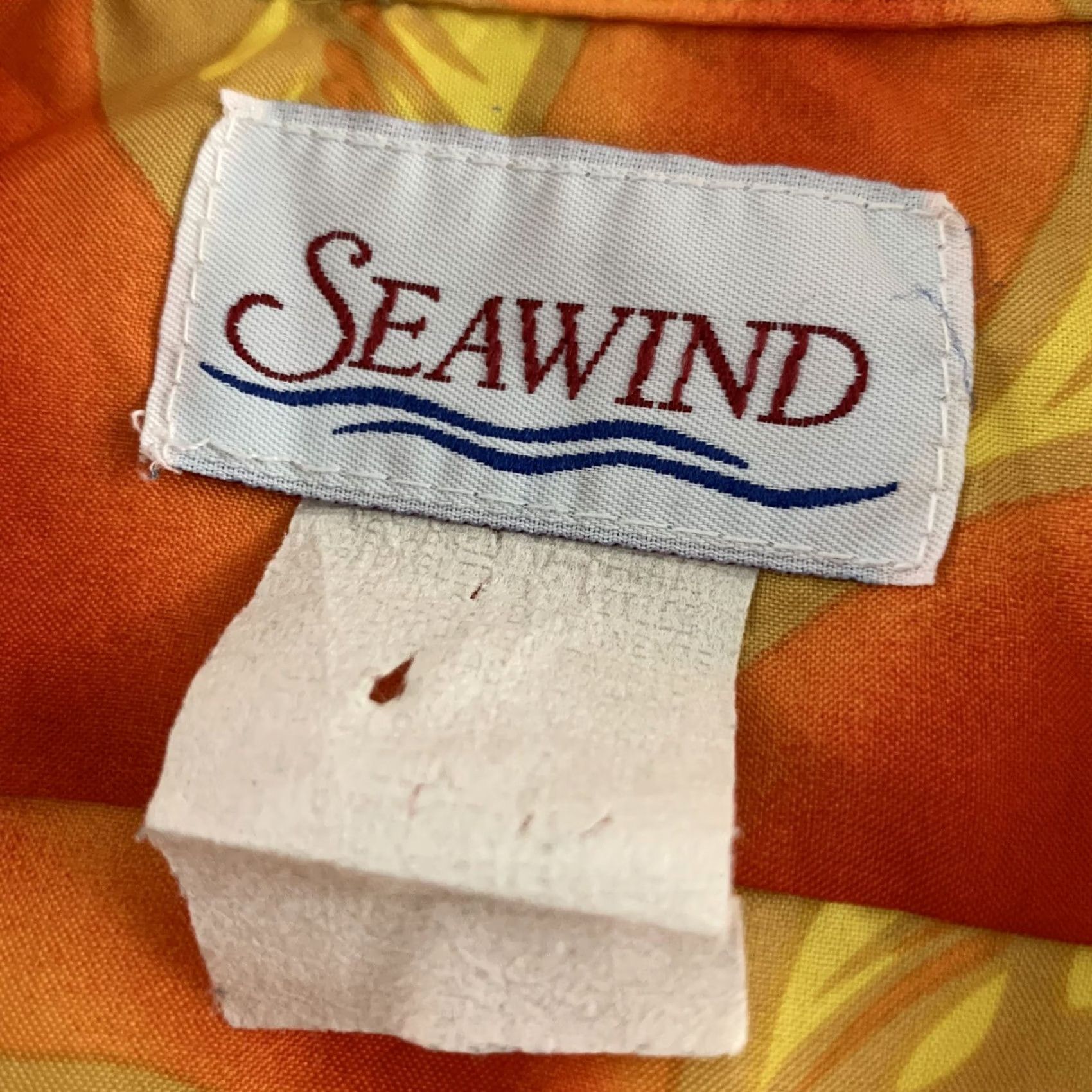 ALOHAS VTG Seawind Aloha Button-Up Shirt Men's L/XL Orange Short Sleeve Floral Size US L / EU 52-54 / 3 - 2 Thumbnail