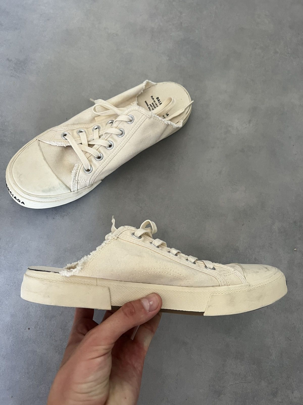Balenciaga Balenciaga Paris Mule Sneaker Size US 9 / EU 42 - 3 Thumbnail