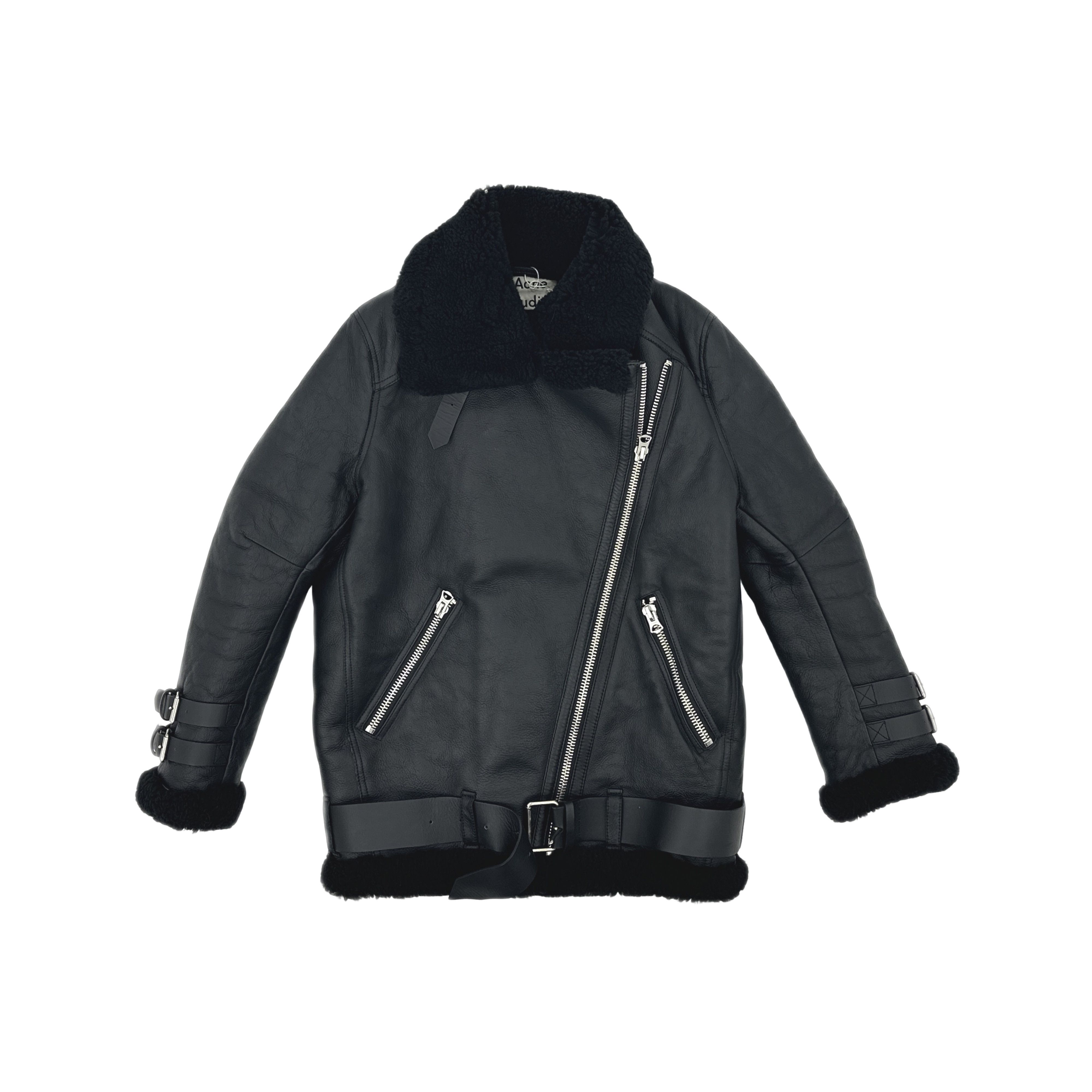 Acne Studios Acne Studios Velocite Shearling Jacket Size 32 Size XXS / US 00 / IT 34 - 1 Thumbnail