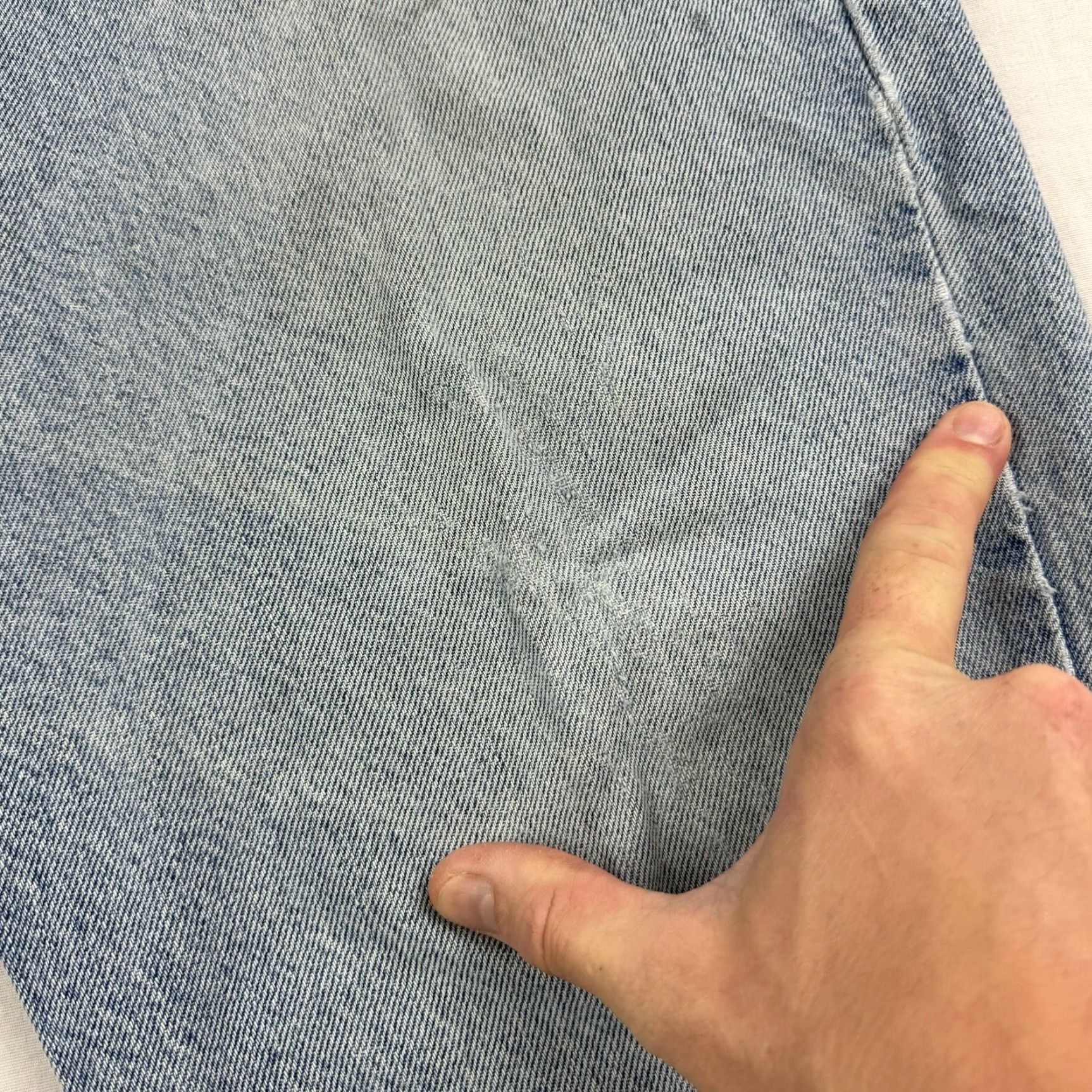 Tommy Hilfiger VINTAGE Tommy Hilfiger Jeans Adult 38x30 Blue Grunge Y2K 90s Hipster Punk Pants Regular Mens Jeans 90s Style Straight Size US 38 / EU 54 - 3 Thumbnail