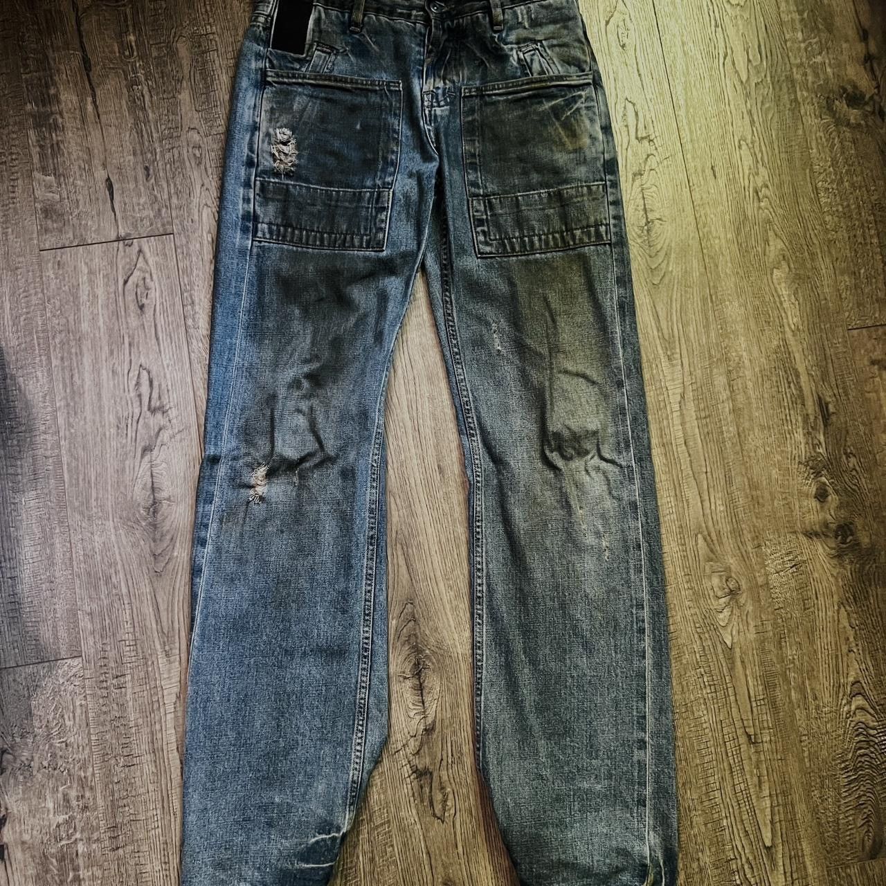 image of Rick Owens Sold. Rick Owen Slabs in Navy, Men's (Size 30)