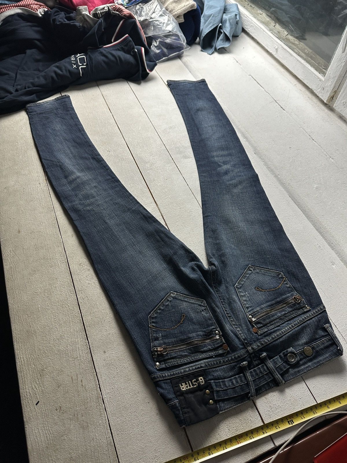 G-Star VNTG🚨G STAR RAW Jeans Washed Distressed Denim y2k Size 30" / US 8 / IT 44 - 9 Thumbnail