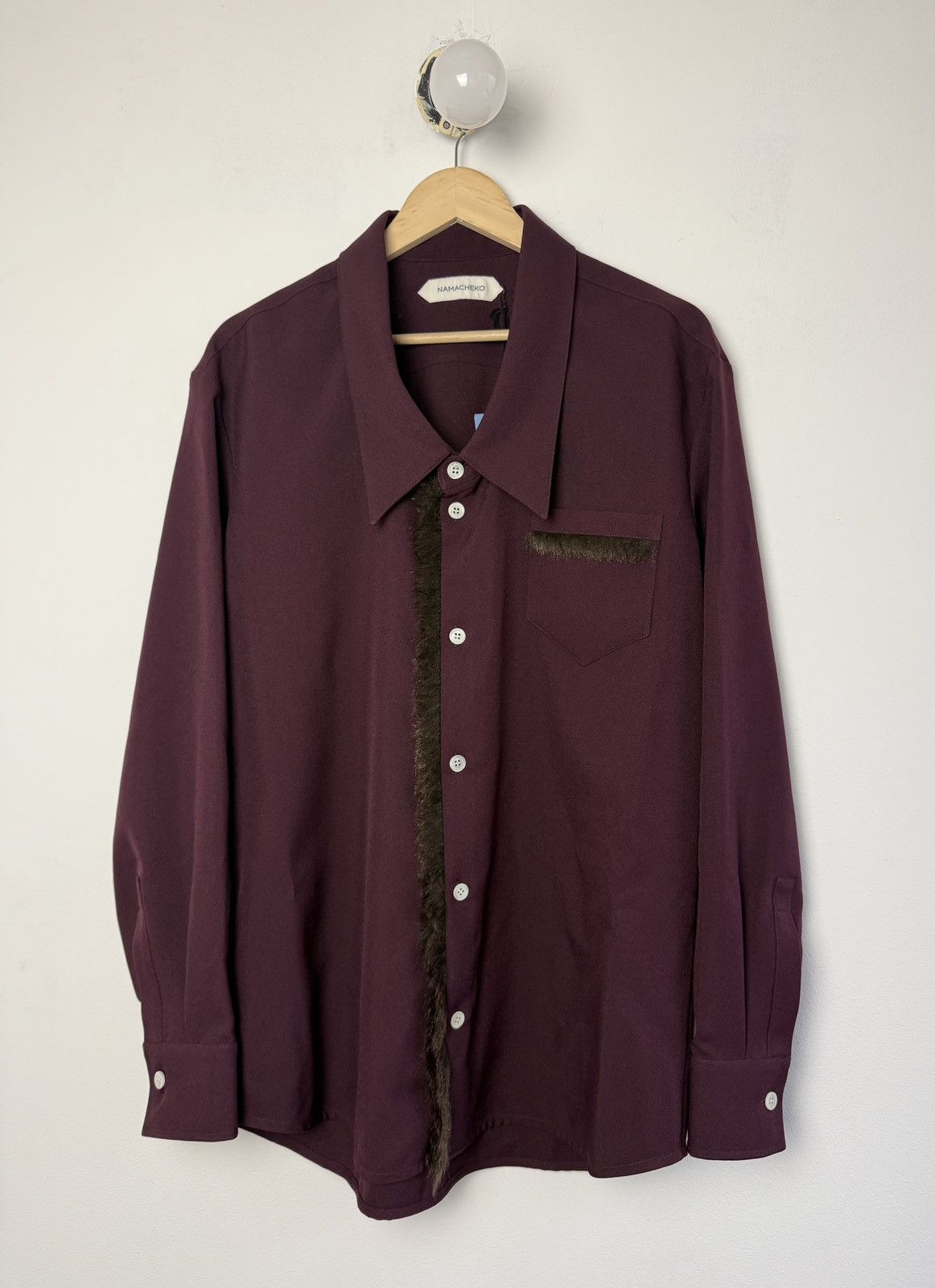 Namacheko Namacheko Hairy Detail Overshirt. Size US S / EU 44-46 / 1 - 1 Thumbnail