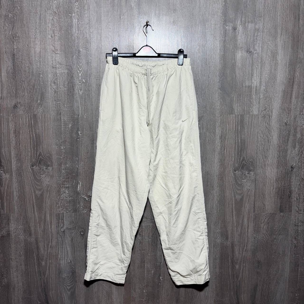 Nike Vintage y2k swoosh logo embroidered drill track pants