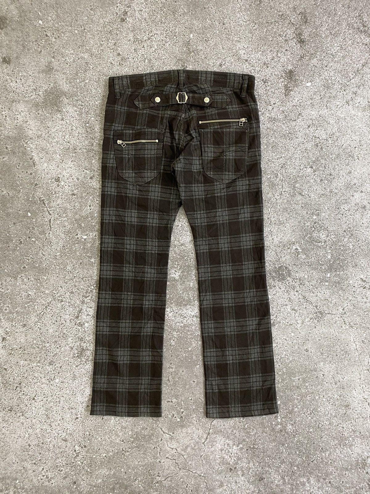 semanticdesign Semantic design tartan buckle back pants Size US 32 / EU 48 - 2 Thumbnail
