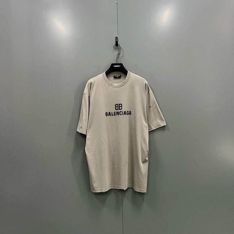 Balenciaga Balenciaga Mosaic Double B Printed Short Sleeve Size US XS / EU 42 / 0 - 1 Thumbnail