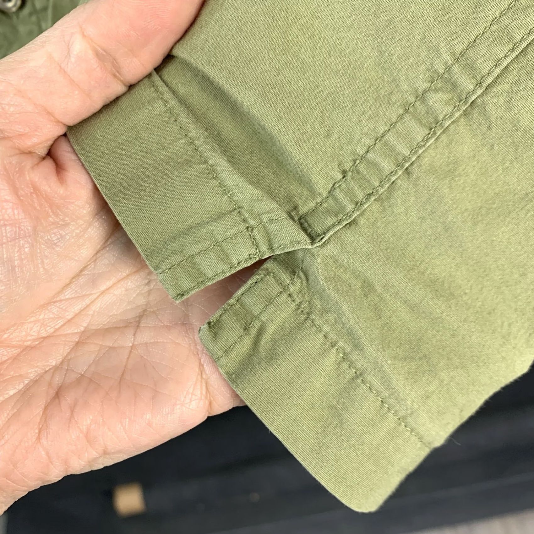 Gap VINTAGE GAP Shirt MEN XL Green Short Sleeve Button-Up Casual Cotton Spandex Stretch Size US XL / EU 56 / 4 - 4 Thumbnail