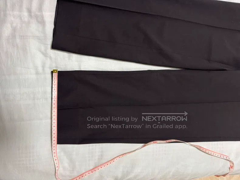 Other Hermes Crocodile leather buckle long pants, 99% Wool+1% Si Size US 42 / EU 58 - 5 Thumbnail