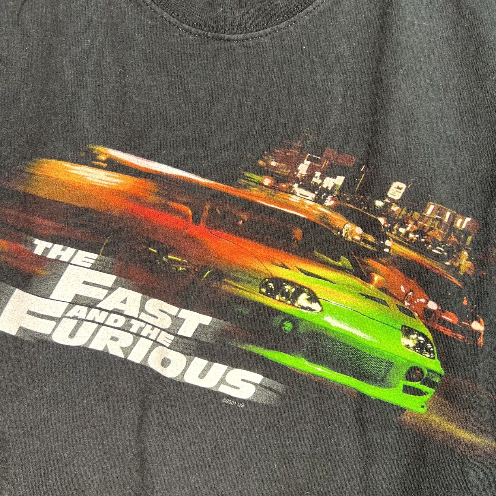 Vintage VINTAGE 2001 The Fast And The Furious Movie Promo T Shirt Adult Large Black Mens Graphic Tee 2000s Size US L / EU 52-54 / 3 - 5 Thumbnail