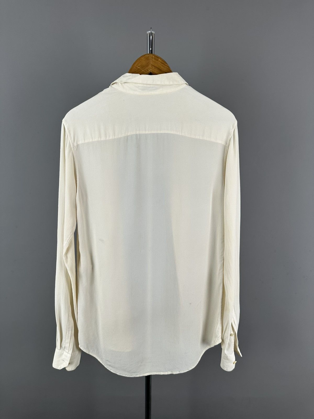 Saint Laurent Paris Saint Laurent - 2017 Silk Button down shirt Size XXS / US 00 / IT 34 - 6 Thumbnail