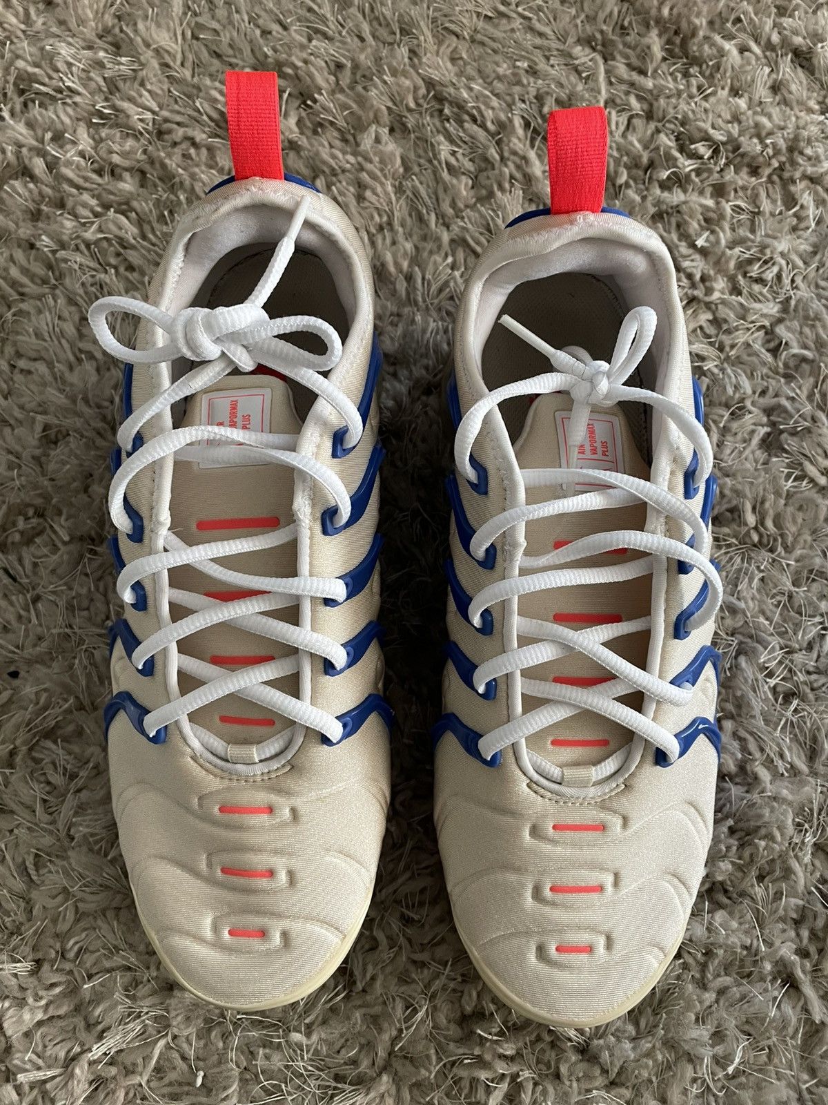 Nike Nike Vapormax Plus Coconut Milk Hyper Royal Size US 9 / EU 42 - 5 Thumbnail