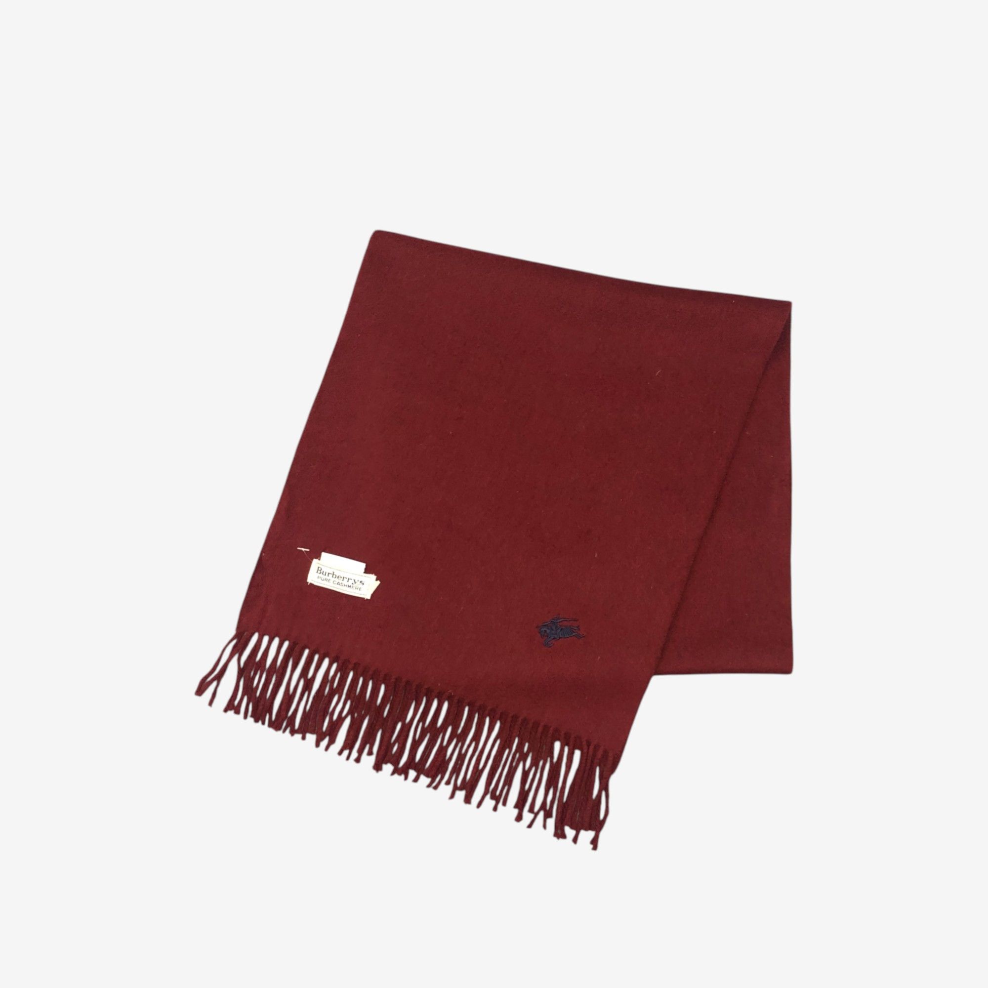 Burberry Vintage Burberrys Scarf Muffler Cashmere Winter Scarves Size ONE SIZE - 3 Thumbnail