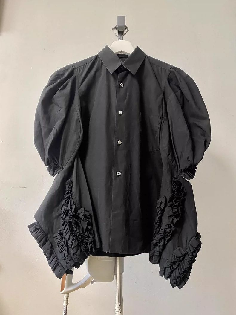 Comme des Garcons Comme Des Garcons Black split pleated leg of lamb sleeve s Size XS / US 0-2 / IT 36-38 - 1 Thumbnail