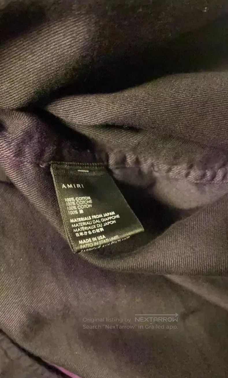 Amiri Amiri Classic Seasonal Vintage Rendered Shirt Size M Size US M / EU 48-50 / 2 - 5 Thumbnail