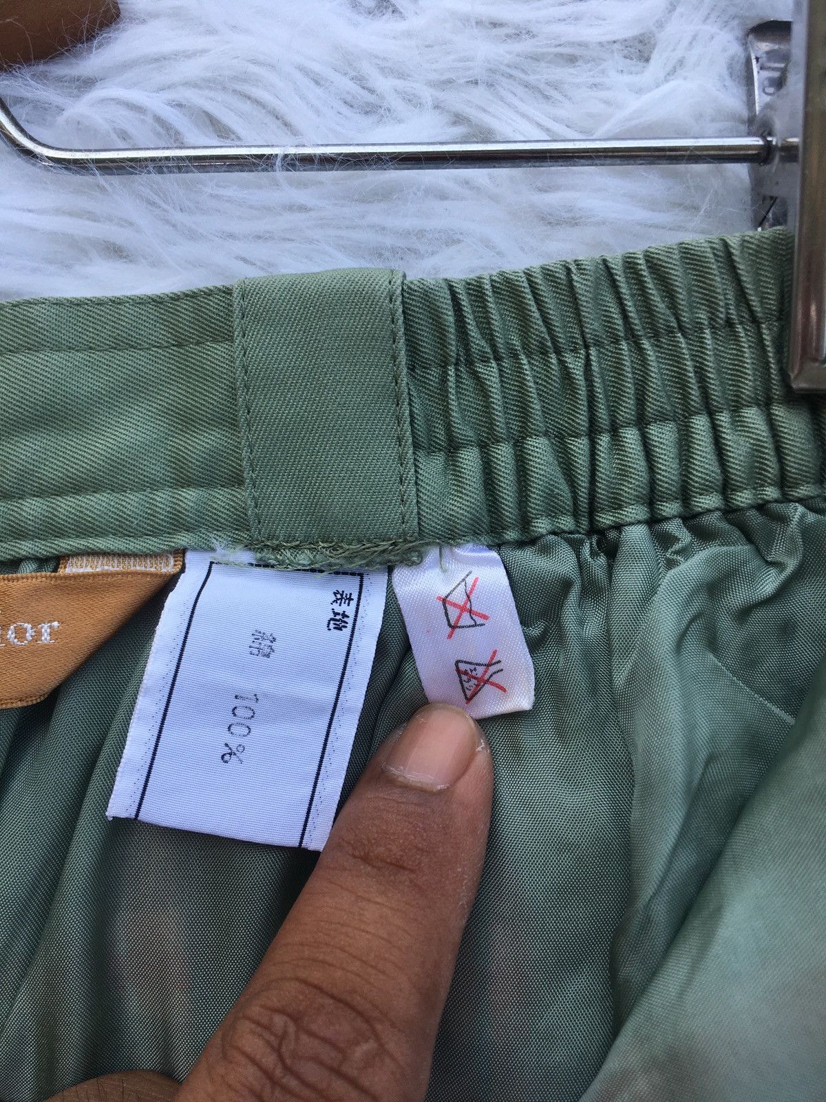 Christian Dior Monsieur Rare Vintage Christian Dior Checkered Mini Skirt Size 22" - 10 Thumbnail