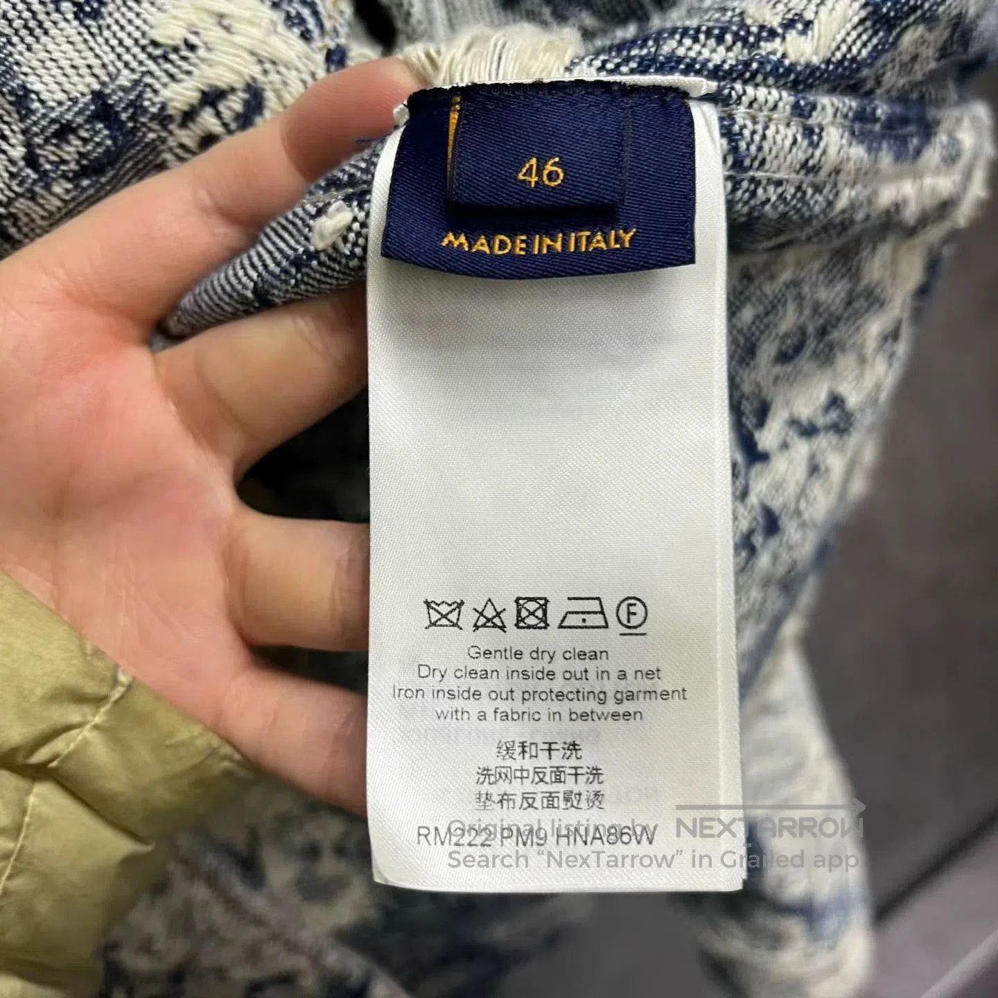 Louis Vuitton Louis Vuitton Blue Floral Denim Jacket. Size US S / EU 44-46 / 1 - 3 Thumbnail