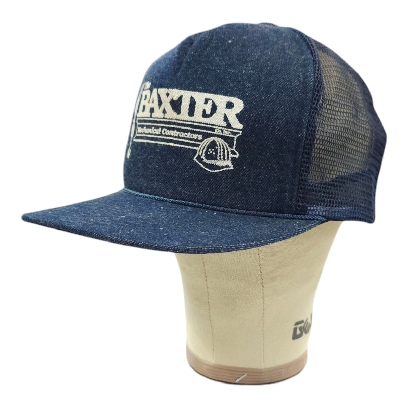 Other Baxter Mechanical Contractors Mesh Snapback Cap Vintage 80s Size ONE SIZE - 2 Thumbnail