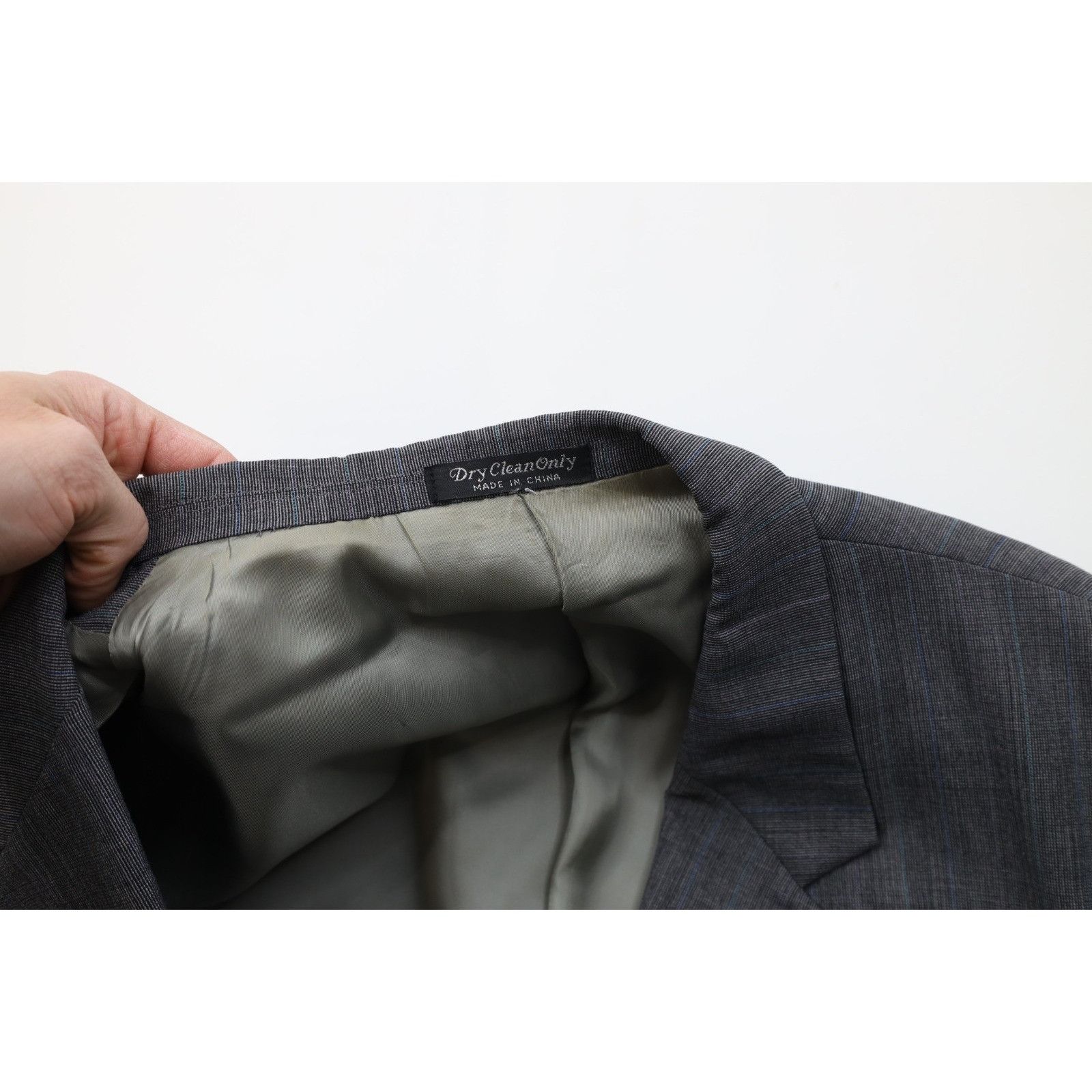Vintage Vintage 90s Streetwear Hand Tailored 2 Piece Suit Wedding Size 48R - 6 Thumbnail