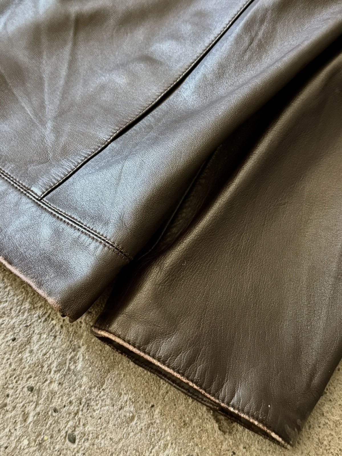 Balenciaga Balenciaga - 1997 - Nicolas Ghesquière -Zip Lambskin Leather Size US XXL / EU 58 / 5 - 6 Thumbnail