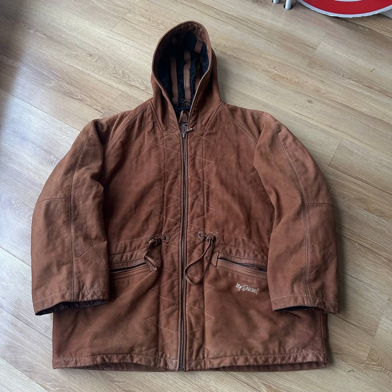 Diesel Diesel Leather Flying Cougar Jacket Size US XL / EU 56 / 4 - 2 Thumbnail