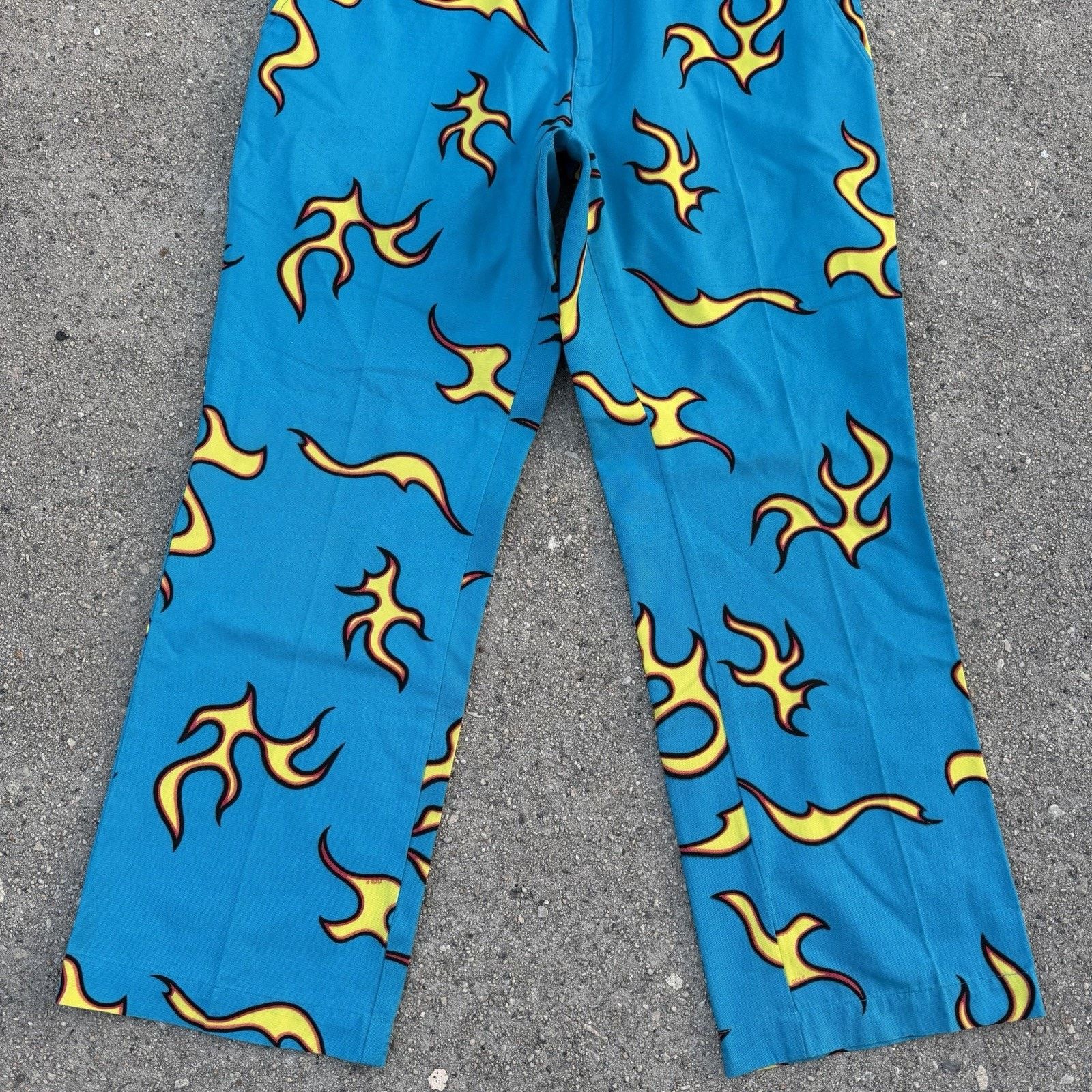 Golf Wang × Tyler The Creator Golf Wang Blue Flame Chino Pants Size 36 Tyler the Creator Size US 36 / EU 52 - 3 Thumbnail