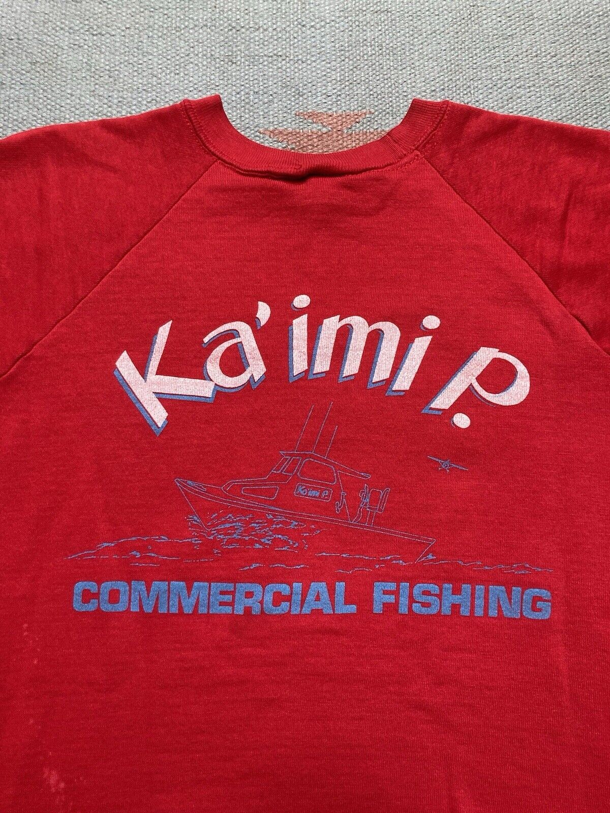 Vintage VTG 80s sweatshirt Ka’imi P commercial fishing Hawaii XL Size US XL / EU 56 / 4 - 6 Thumbnail
