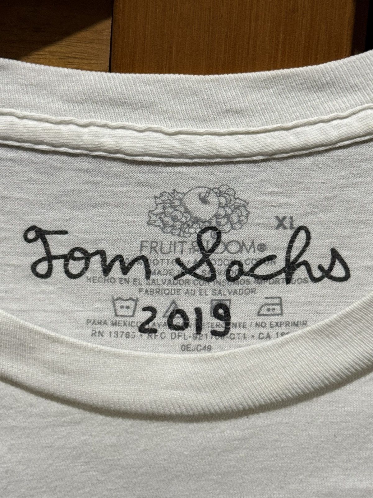 Tom Sachs Tom Sachs “IT WON’T FAIL BECAUSE OF ME” Tee White Size US XL / EU 56 / 4 - 5 Thumbnail