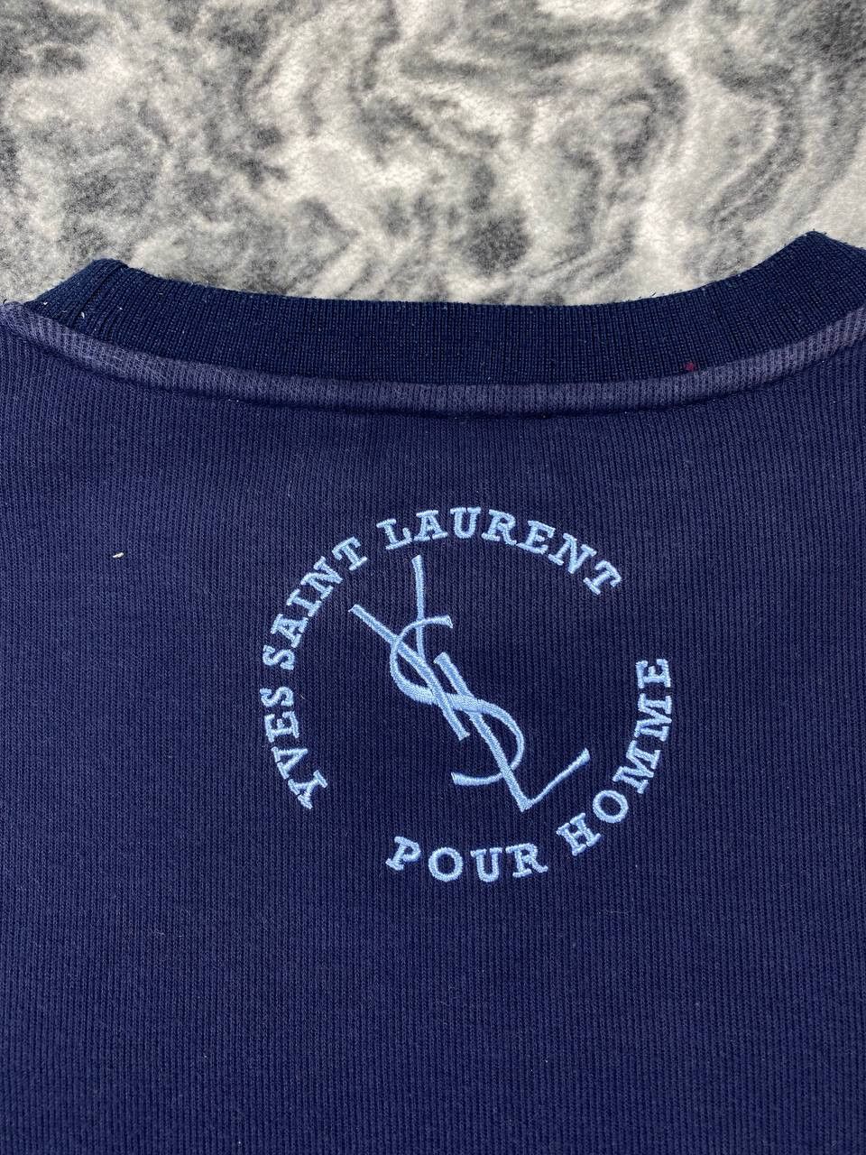 Yves Saint Laurent Vintage Yves Saint Laurent Sweatshirt Big Log Men Size XXL Size US XXL / EU 58 / 5 - 10 Thumbnail