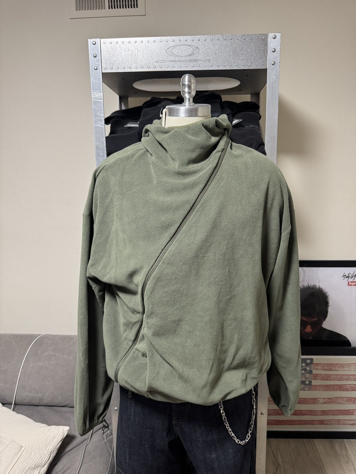 POST ARCHIVE FACTION (PAF) PAF Post Archive Faction 4.0+ Center Hoodie Green Size US L / EU 52-54 / 3 - 2 Thumbnail