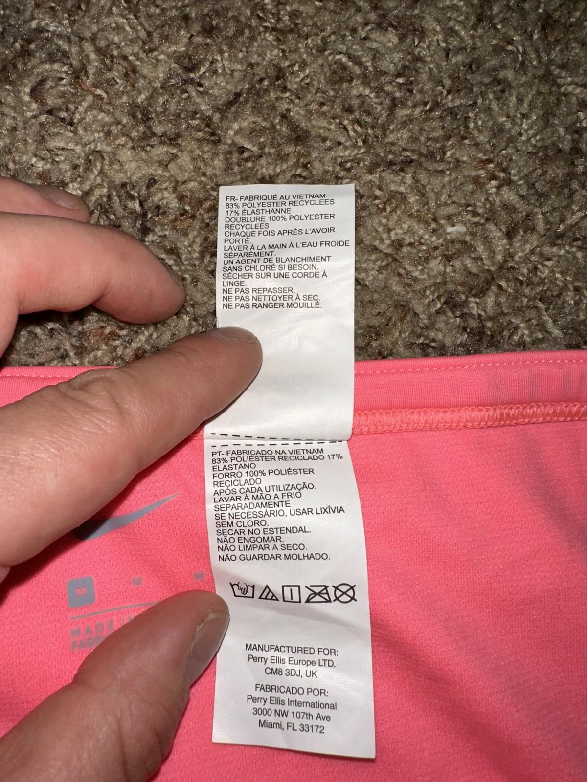 Nike Nike Bikini Women's Pink Swim Bottoms Size ONE SIZE - 3 Thumbnail