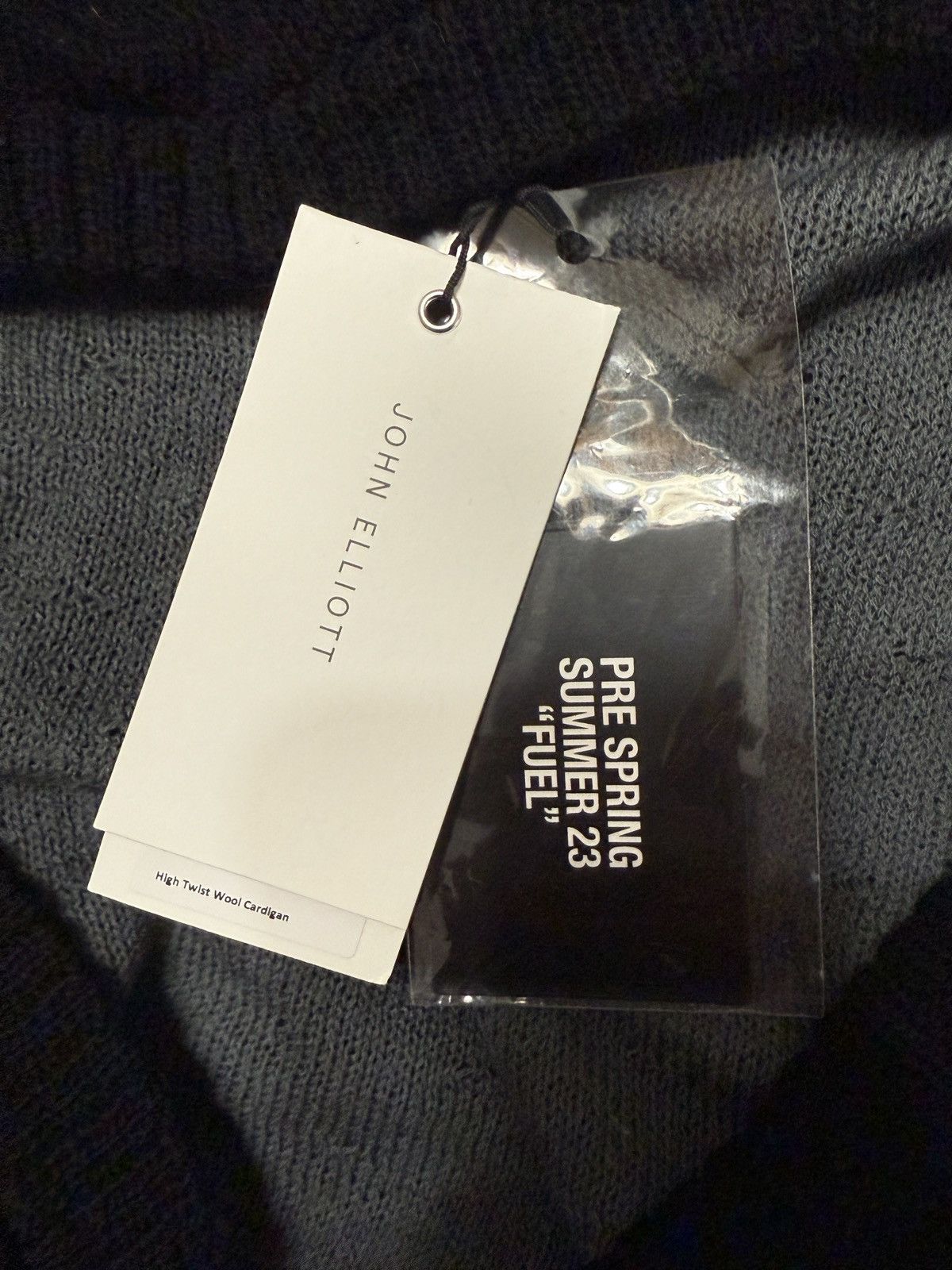 John Elliott John Elliott High Twisted Wool Cardigan/ Black Size US M / EU 48-50 / 2 - 3 Thumbnail