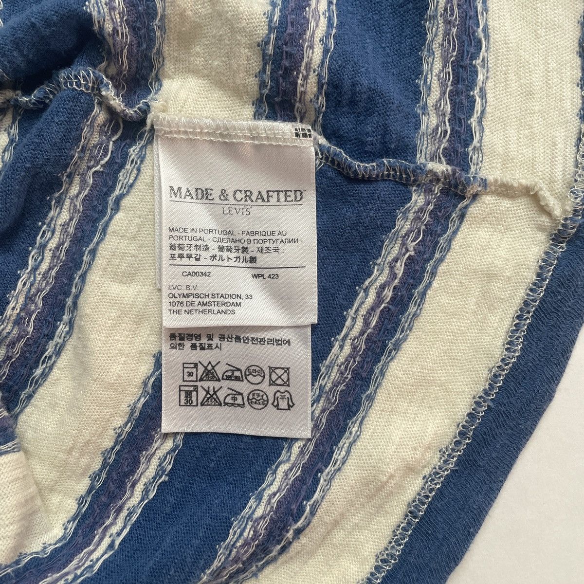 Levi's Made & Crafted Levi’s Made & Crafted Mexican Blanket Stripe Knit Tee | LVC Size US S / EU 44-46 / 1 - 6 Thumbnail