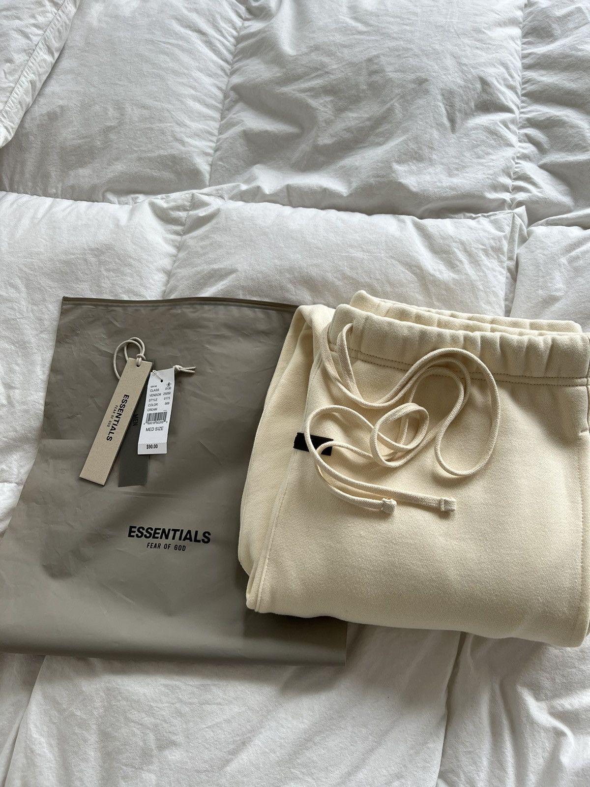 Essentials Cream Sweatpants