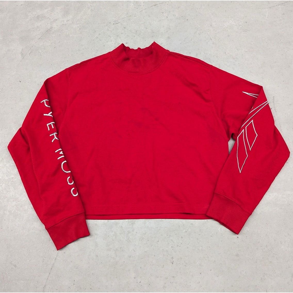 Pyer Moss × Reebok Reebok x Pyer Moss Red Cropped long sleeve shirt Size US XS / EU 42 / 0 - 1 Thumbnail