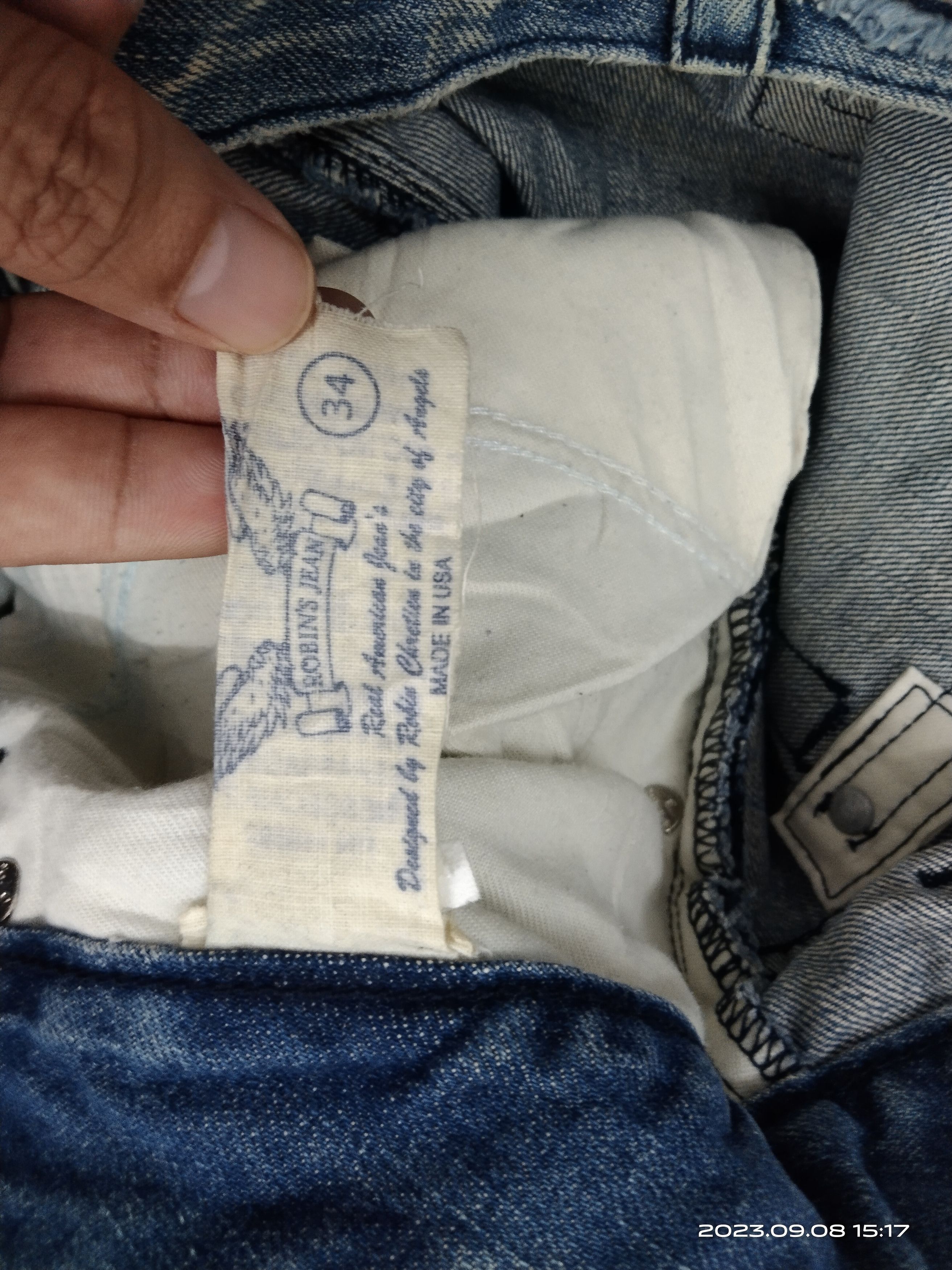 Vintage FLARE SICK ROBINS JEANS Size US 33 - 8 Thumbnail
