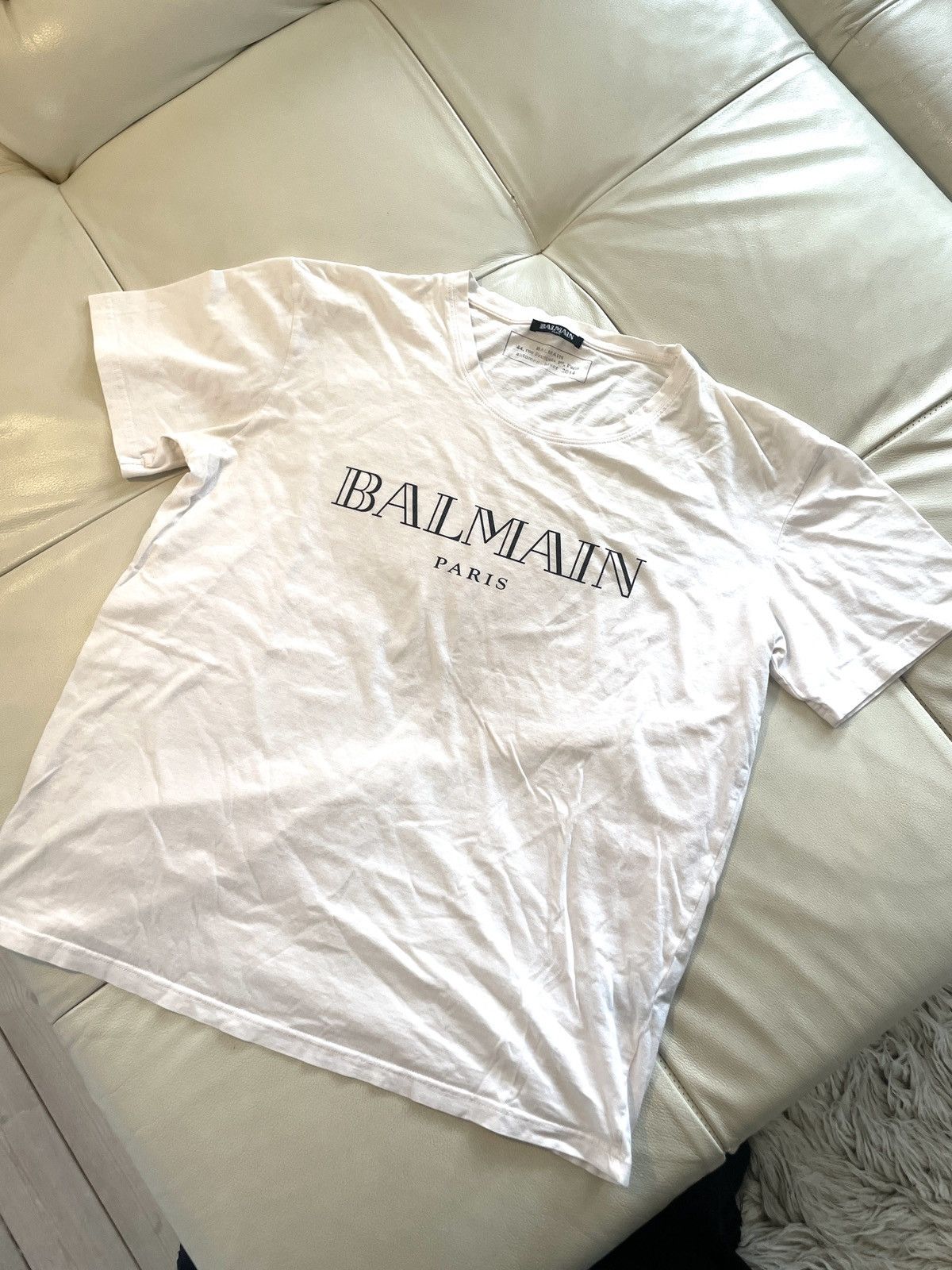 Balmain Balmain logo tee Size US XL / EU 56 / 4 - 1 Thumbnail