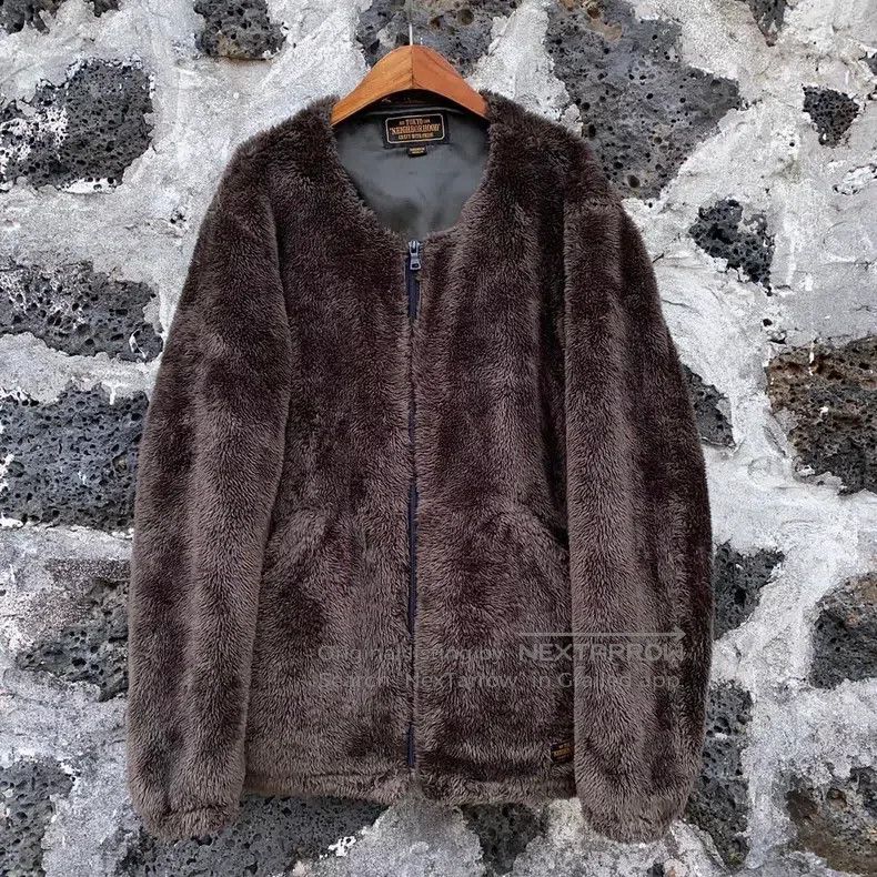 Neighborhood Neighborhood Faux Fur Round Neck Jacket Size US M / EU 48-50 / 2 - 1 Thumbnail