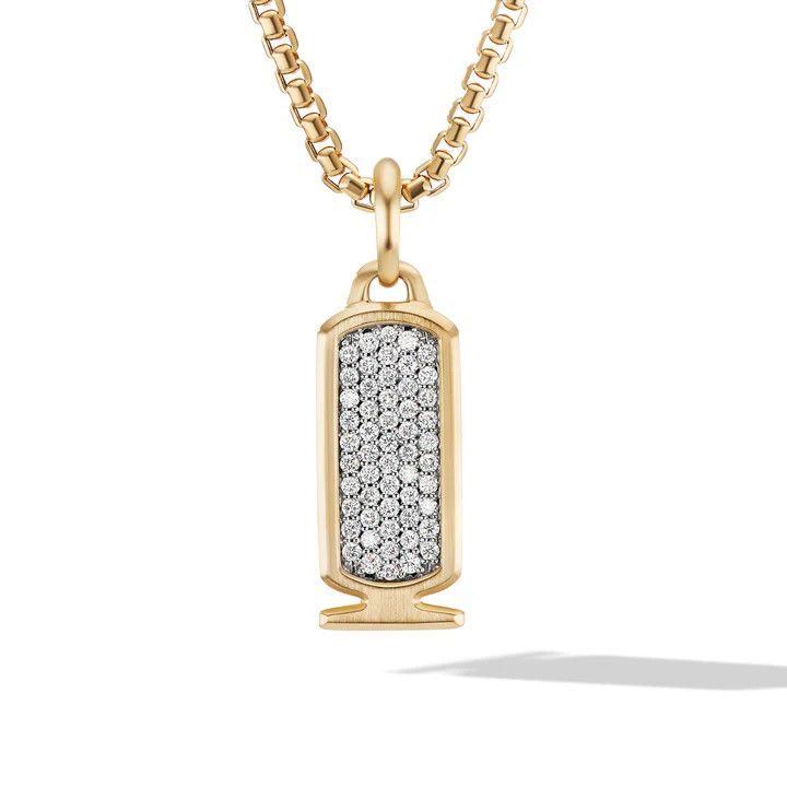 David Yurman oc11z0625 Size: OS / Cairo Amulet 18K Yellow Gold Diamonds Size ONE SIZE - 3 Thumbnail