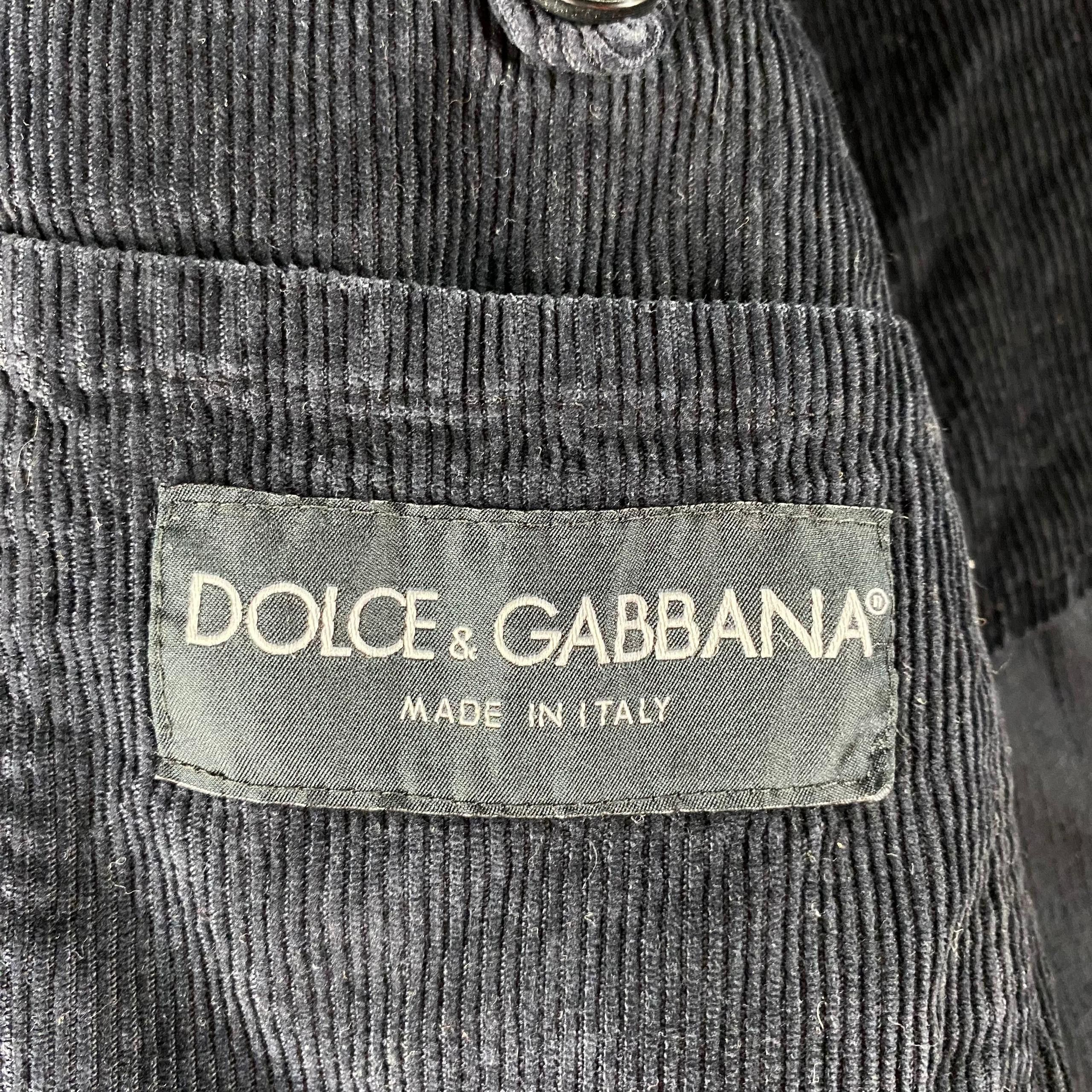 Dolce & Gabbana Vintage Dolce & Gabanna Corduroy Blazer Jacket Size US L / EU 52-54 / 3 - 9 Thumbnail