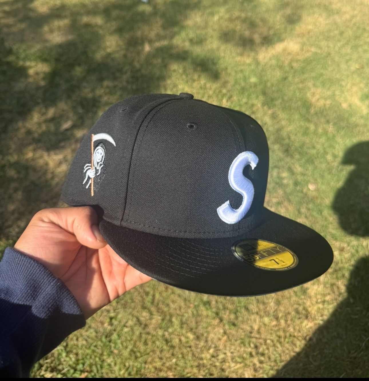 7-3/4 人気 Supreme Reaper S Logo New Era Supreme Reaper S Logo New